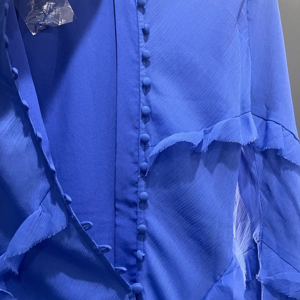 MAXI BLUE ASOS DRESS SIZE 8AU - Picture 5 of 7
